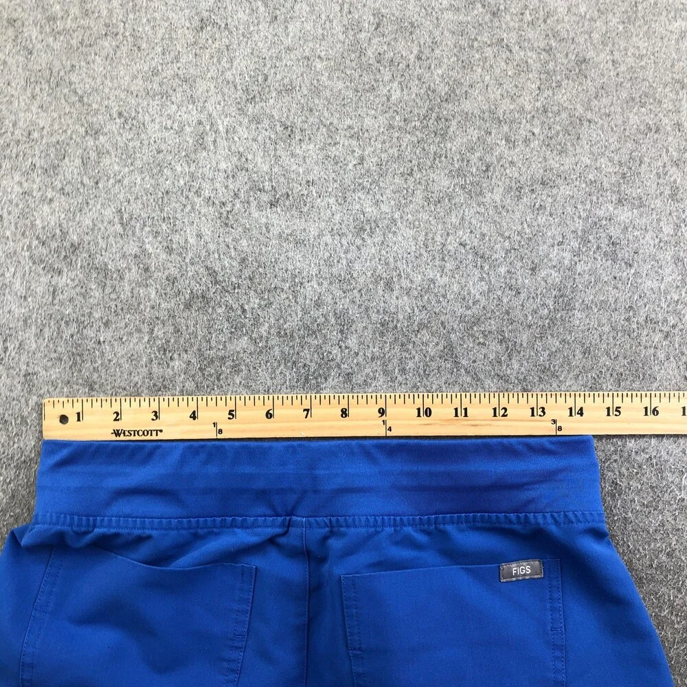 FIGS Scrub Jogger Pants Womens Small Blue Technical Zamora Cargo Medical